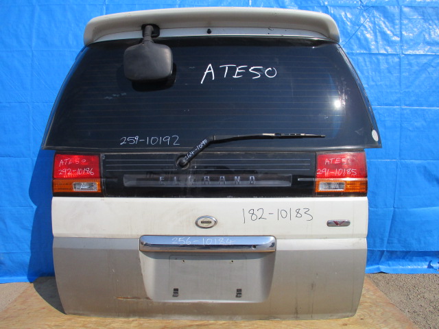 Used Nissan Elgrand BOOT / TRUNK